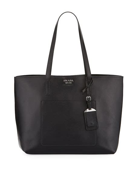 prada city calf large leather shopping tote bag